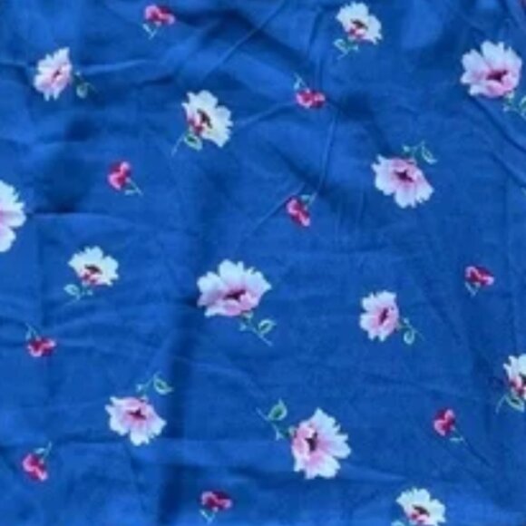 Brand New Women’s Monteau Blue Floral Dress - Picture 10 of 12